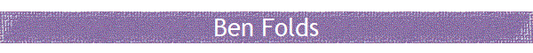 Ben Folds