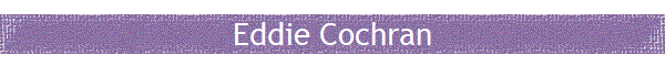 Eddie Cochran