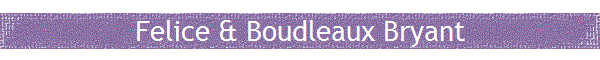 Felice & Boudleaux Bryant