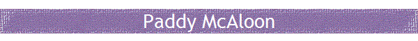 Paddy McAloon