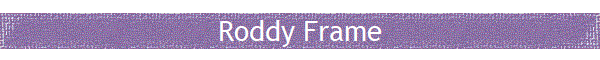 Roddy Frame