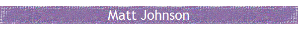 Matt Johnson
